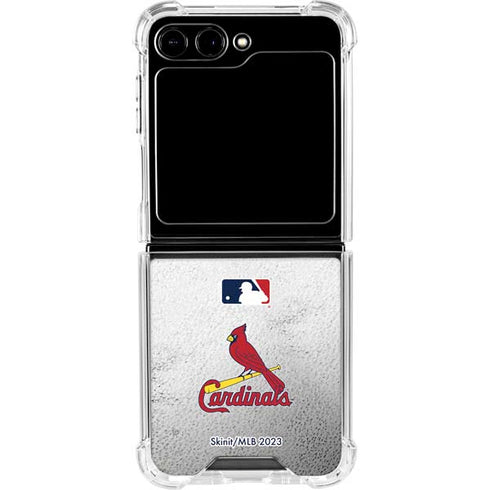 MLB St. Louis Cardinals Game Ball Galaxy Z Flip6 Clear Case